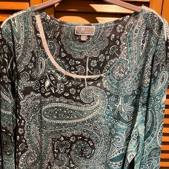 65. WOMENS JM COLLECTION XL DETAIL TOP - Picture 4 of 8